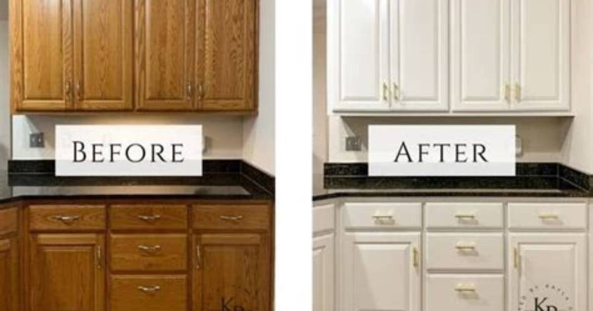 Painting Oak Kitchen Cabinets an Espresso Brown