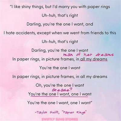 “Paper Rings” Lyrics Meaning