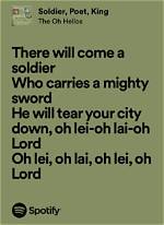 Paper Soldier Lyrics