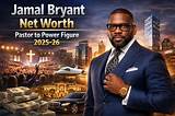 Pastor Jamal Bryant Net Worth: Bio, Age, Sister, Wife Gizelle, Kids and Church