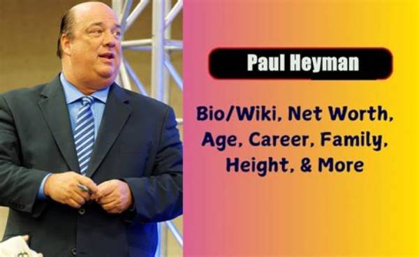 Paul Heyman Age, Height, Weight, Husband, Net Worth & Bio