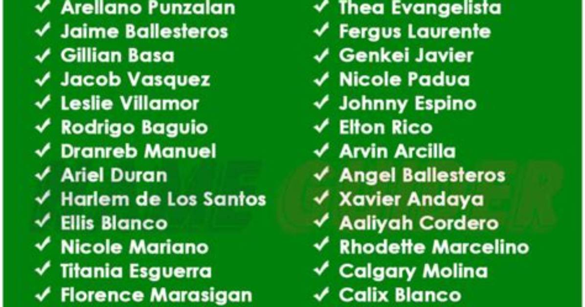 Philippines Names List