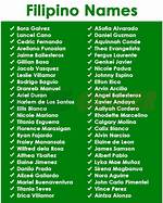 Philippines Names List