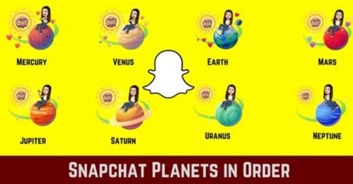 Planets on Snapchat Order
