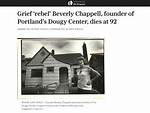 Portland’s Dougy Center Founder, Beverly Chappell, Dies at 92