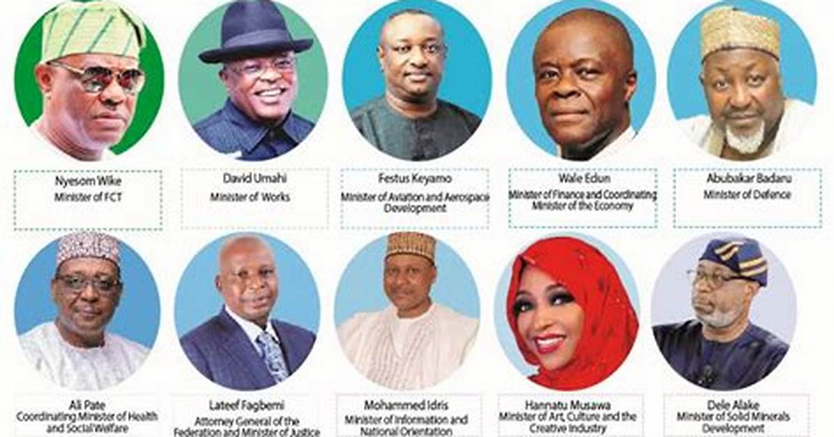 Present Nigerian Ministers And