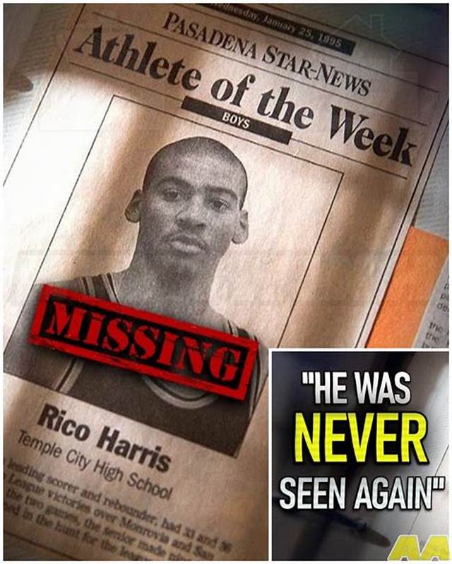 Pro Basketball Player Rico Harris Vanished in 2014 and Hasn't Been Seen Since