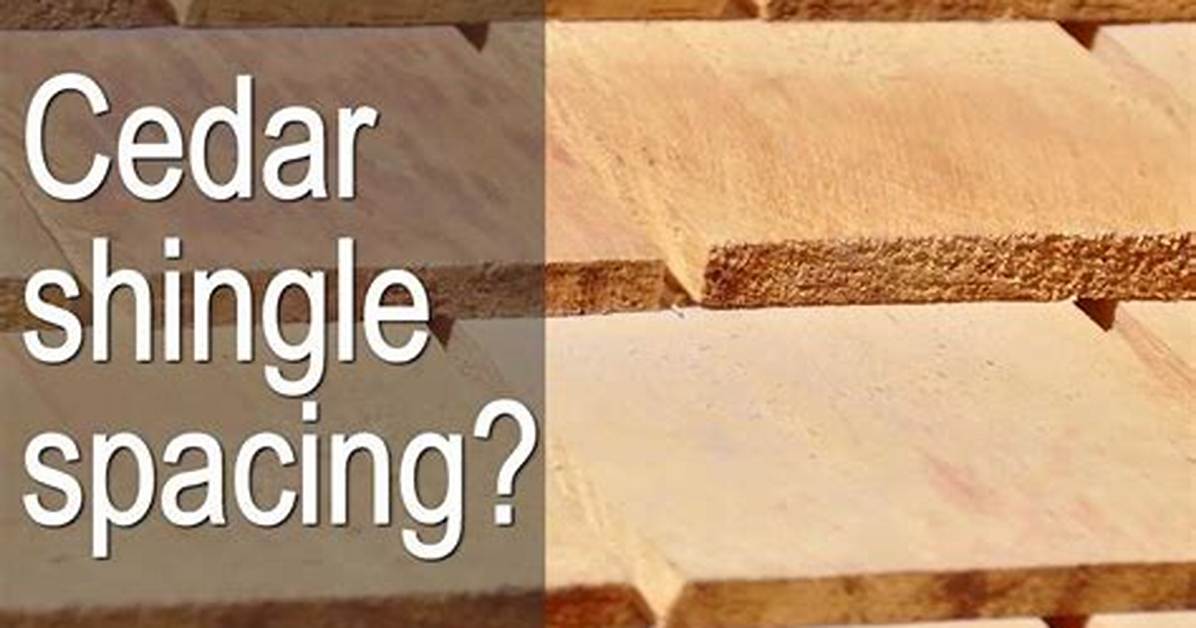 Proper Spacing for Cedar