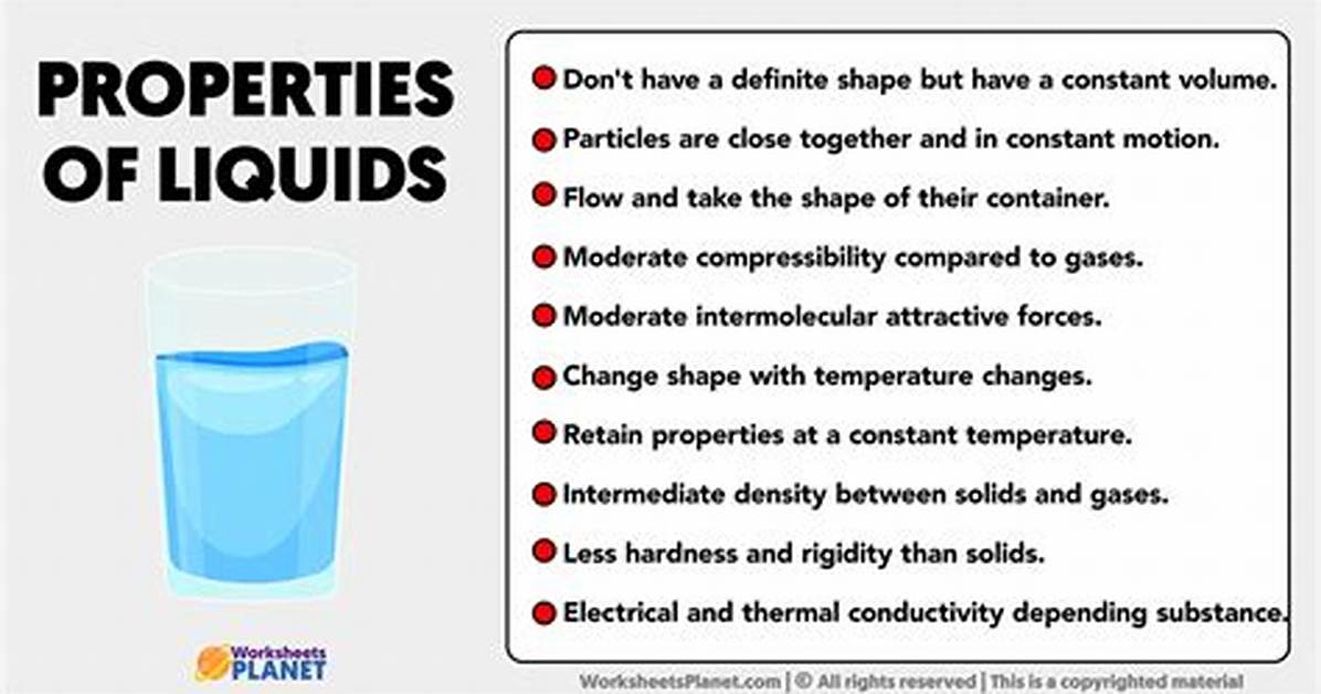 Properties of Liquid