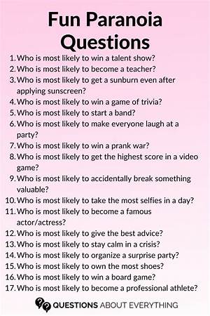 Questions to Ask in Paranoia: Understanding and Managing Your Fears
