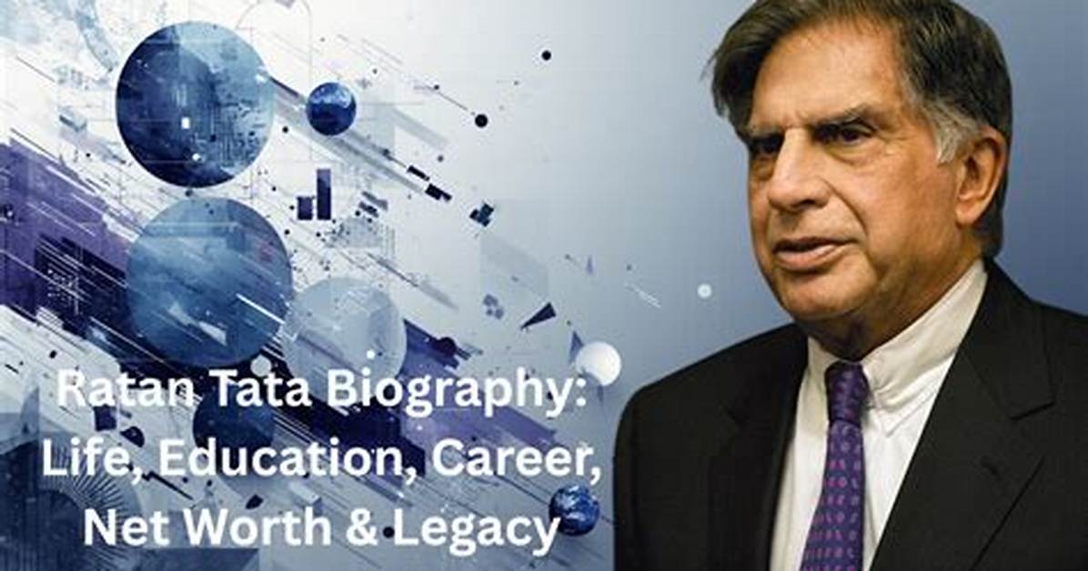Ratan Tata Net Worth Career Home Age Income All You Need To