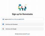 Remotasks Sign up with Email