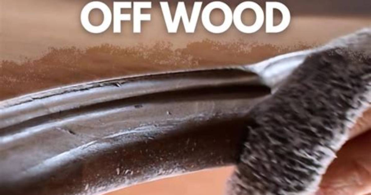 Removing Overspray from Wood