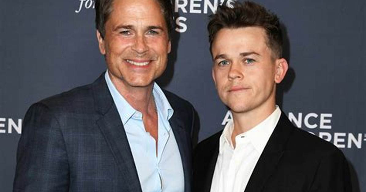 Rob Lowe Children Meet Rob Lowe S Adorable Kids John Owen Lowe and Matthew