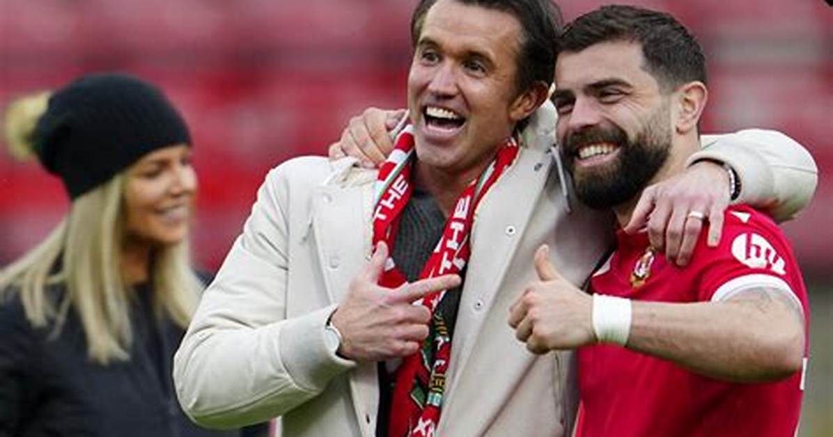 Rob Mcelhenney Celebrates Wrexham Co-Owner Ryan Reynolds’ Birthday with ‘Hideous’ Blimp of His Face