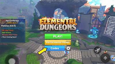Roblox: Elemental Dungeons Codes for 11 March 2024 - Sarkariresult