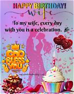 Romantic Birthday Wish for Wife