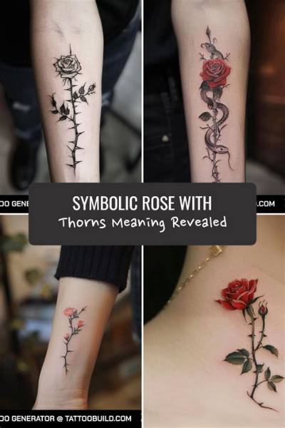 Rose with Thorns Tattoo Meaning: a Deep Dive into Beauty and Resilience