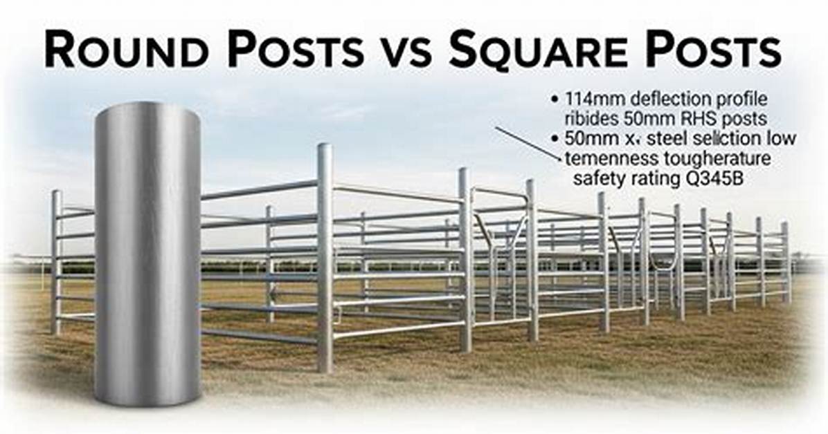 Round vs Square Field Fence