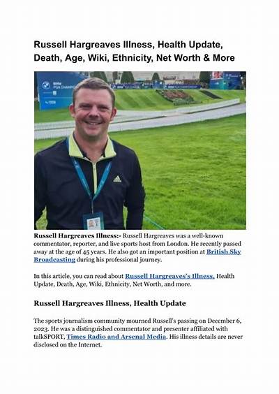Russell Hargreaves Wikipedia and Age, Family and Net Worth