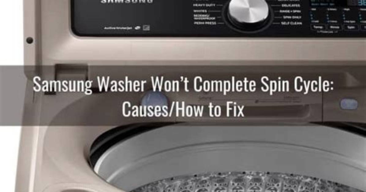 Samsung Washer Won T