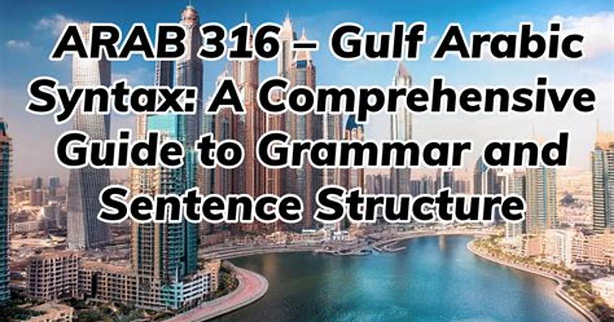 Sara Arabic 2025: a Comprehensive Guide to the Future of Arabic Language Technology