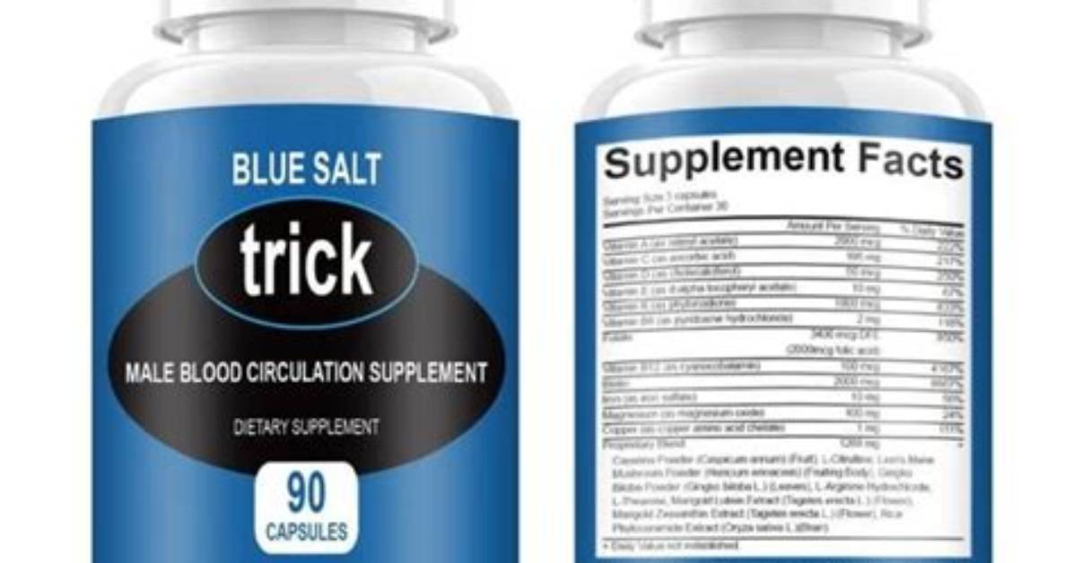 Secret Blue Salt Trick for Men's Health and Wellness: Unlocking the Power of Natural Healing