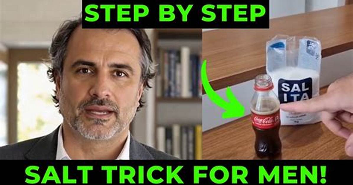 Secret Salt Trick for Men - Youtube!