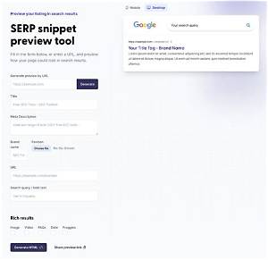 Serp Preview Tool: Your Ultimate Guide to Mastering Search Engine Optimization
