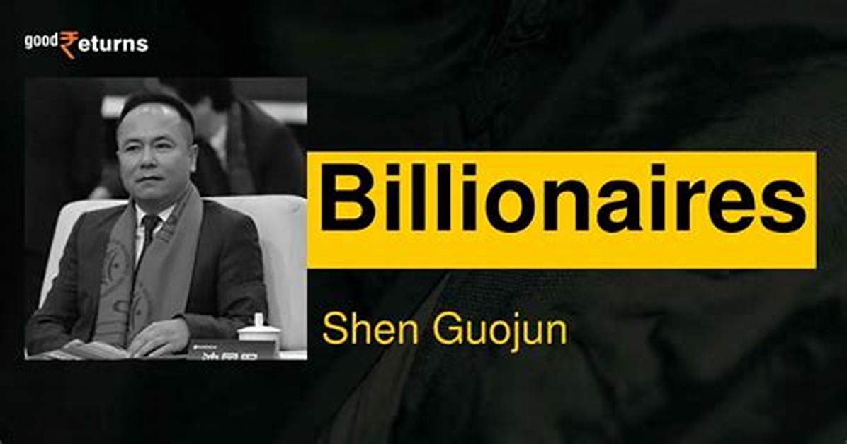 Shen Guojun S Net Worth Biography Career Awards Fact And