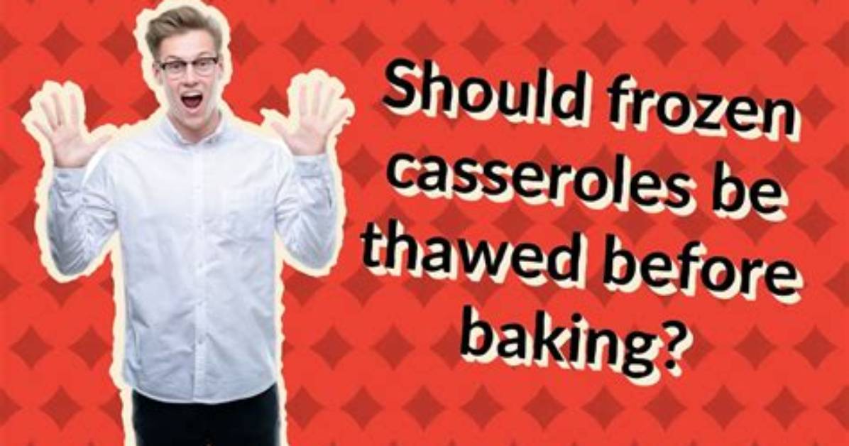 Should Foods Be Thawed Before Cooking in a Convection Oven?