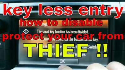 Should I Disable Keyless Entry?