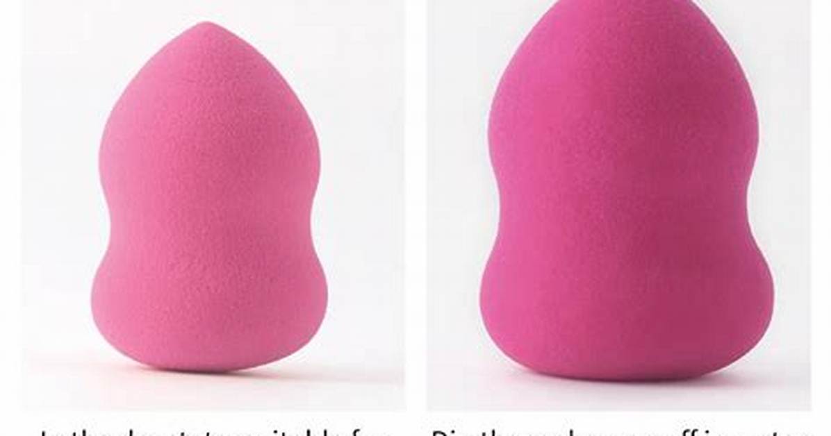 Should Makeup Sponge Be Wet or Dry?