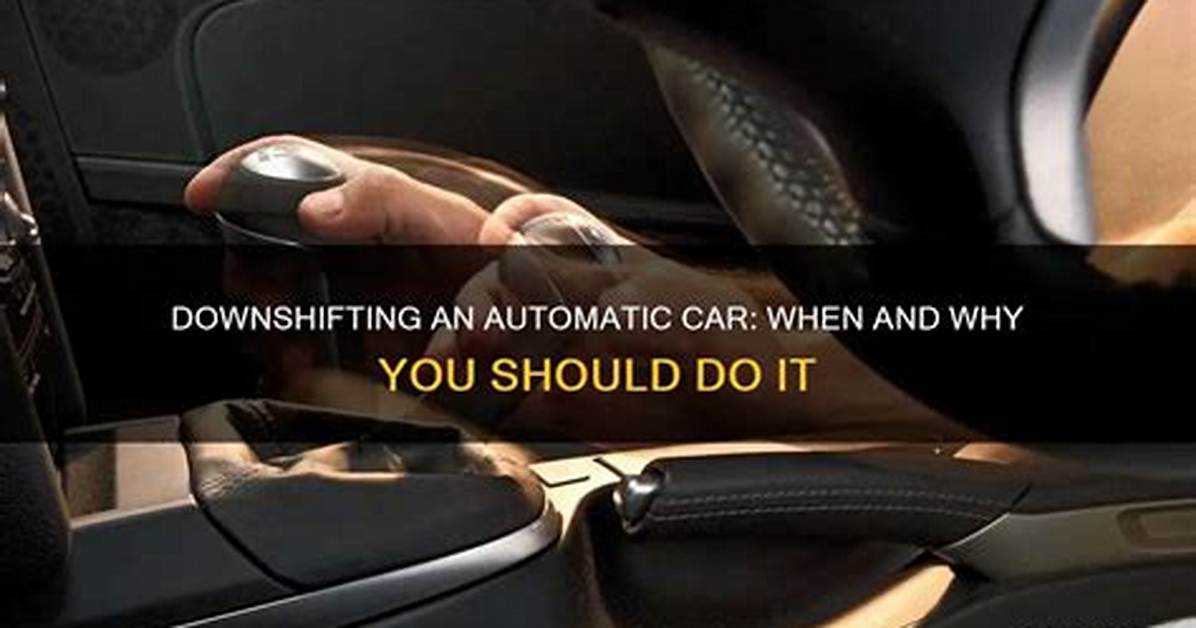 Should You Downshift in the Snow?