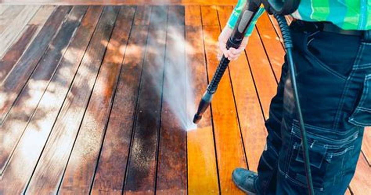 Should You Power Wash Your Mahogany Deck?