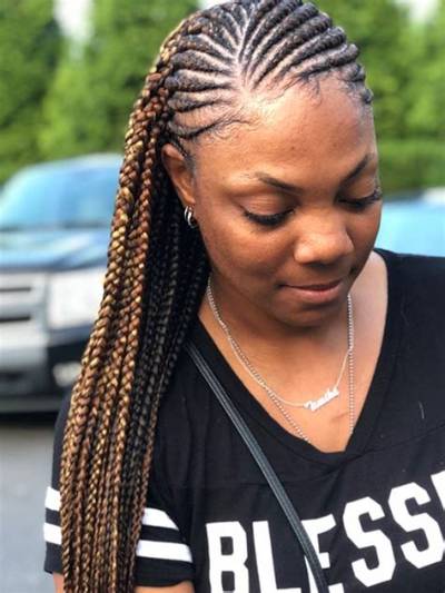 Small Braids Going to the Back: a Stylish and Versatile Hair Trend