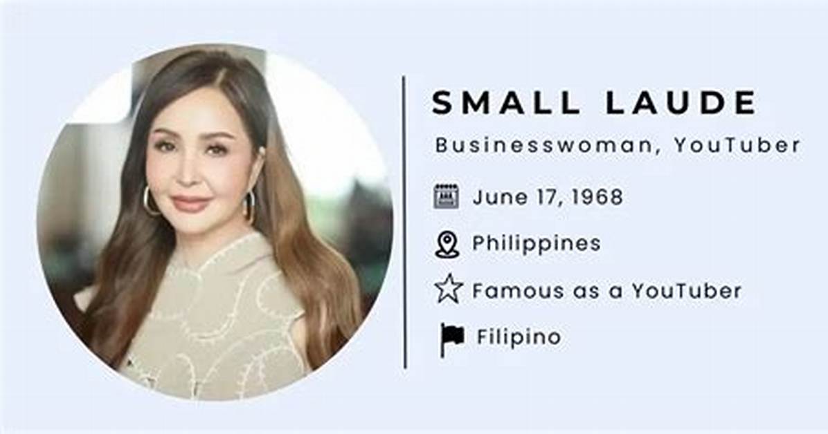 Small Laude Bio, Wiki, Age, Height, Parents, Husband, Career, and Net Wort