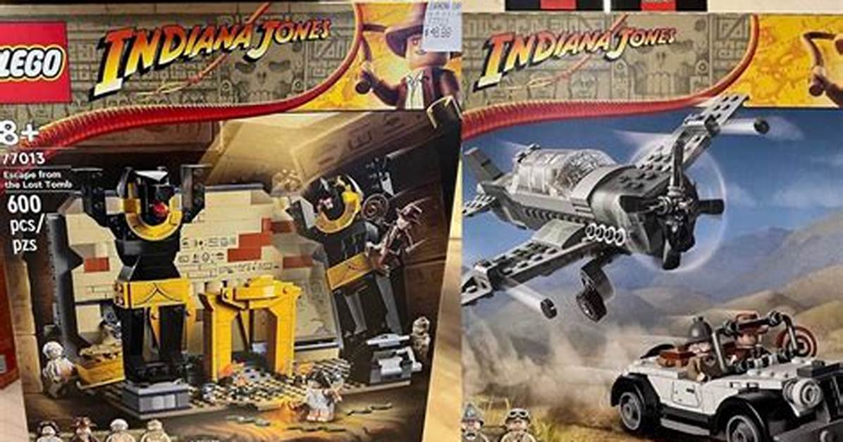 So Hyped Indiana Jones Lego Set