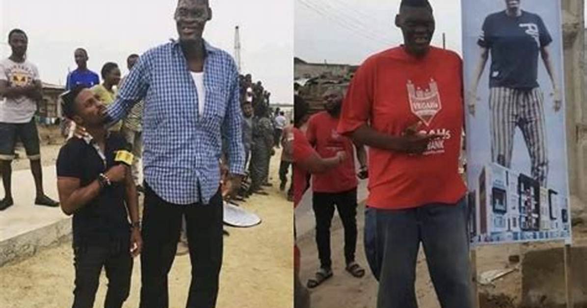 "So Sad": Nigeria's Tallest Man Afeez Agoro Dies at 48, Fans Mourn Him