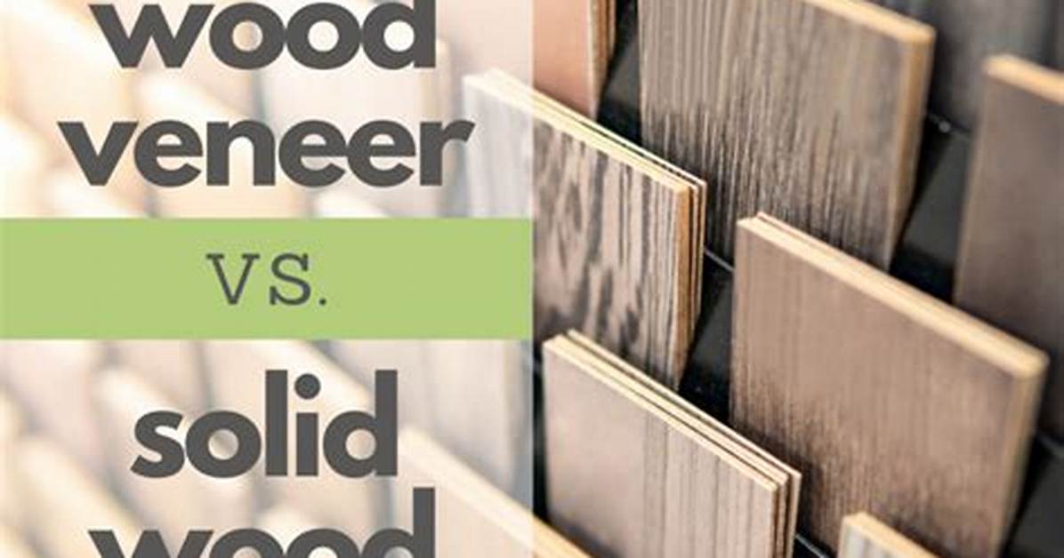 Solid vs Veneer Cabinet