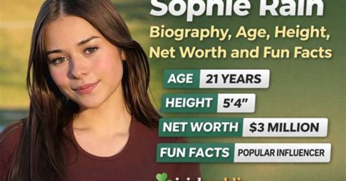 Sophie Rain Height: Amazing Facts & Stats