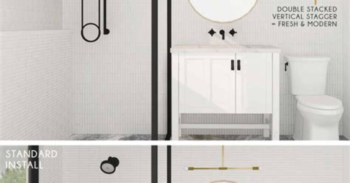Staggered vs Straight Shower