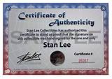 Stan Lee Autograph: a Tribute to Comic Book Legend