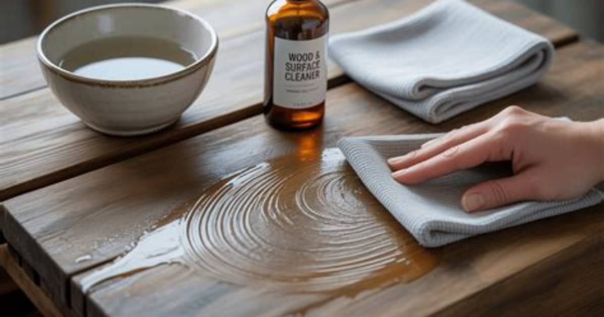 Sticky Kitchen Table Wood Polish