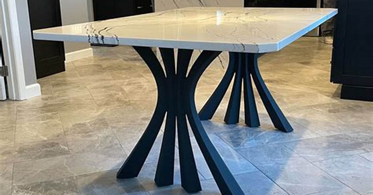 Table Bases That Will Hold Granite