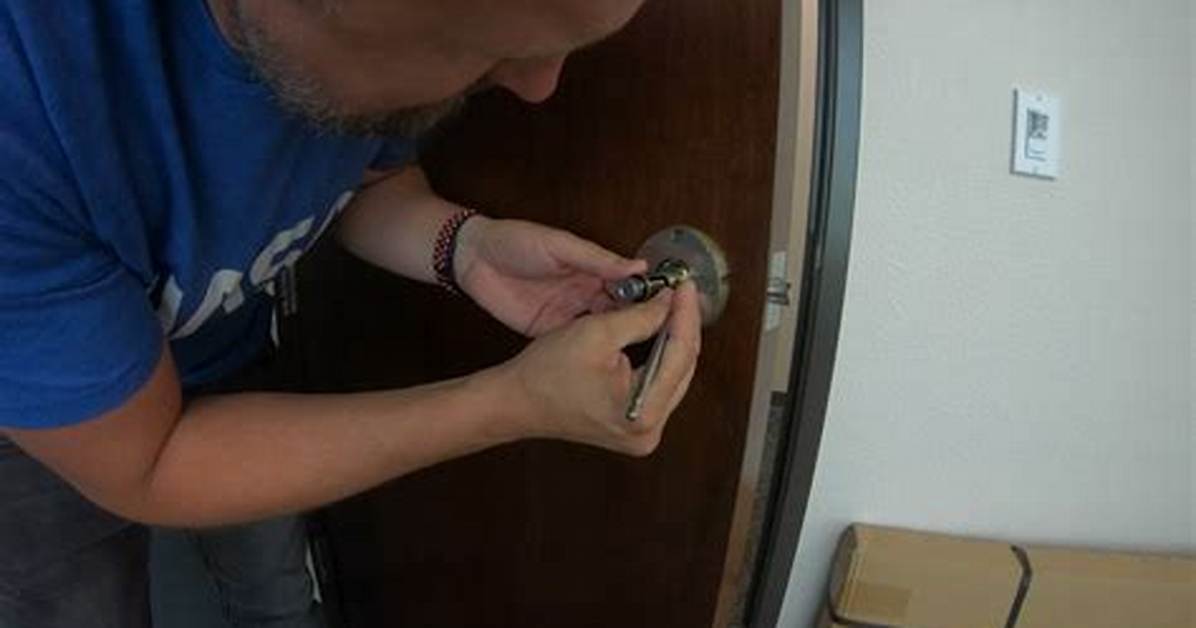 Taking Apart a Schlage Door