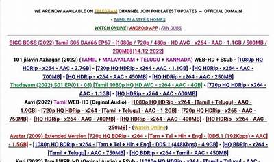 Tamilblaster. in: a Comprehensive Guide to the Popular Tamil Movie Download Site