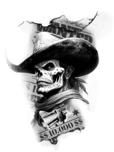 Tattoo Cowboy Skull: a Bold Expression of Identity and Art