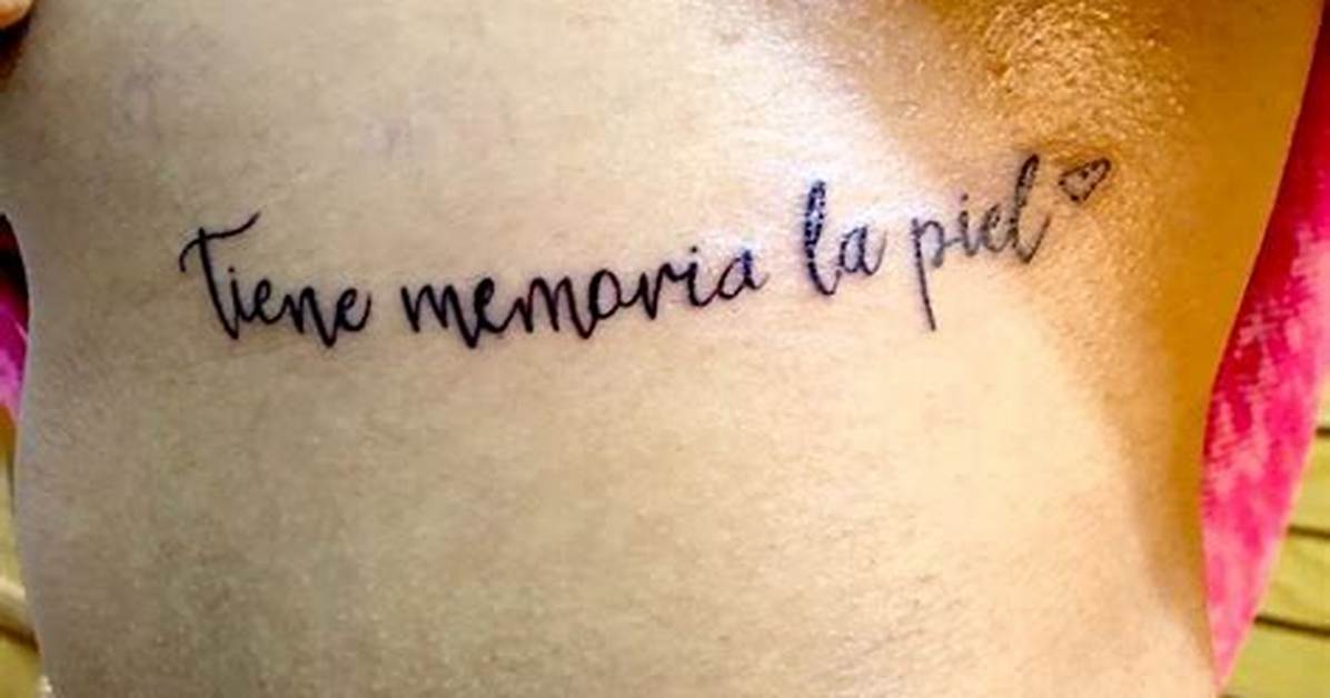 Tatuajes De Tiene Memoria La