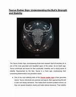 Taurus Stability: Understanding the Foundations of Taurus in Love, Life, and Relationships